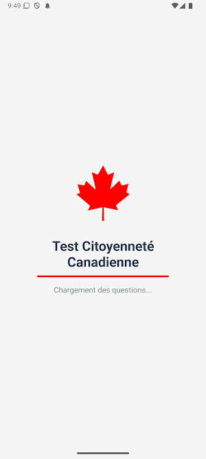 Test Citoyenneté Canadienne Screenshot 0