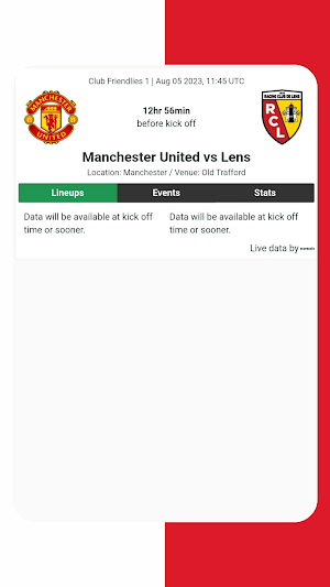 Manchester United Matches Screenshot 2