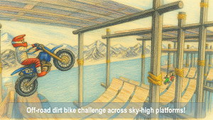 Dirt Bike Stunt Sketchy Race Screenshot 2