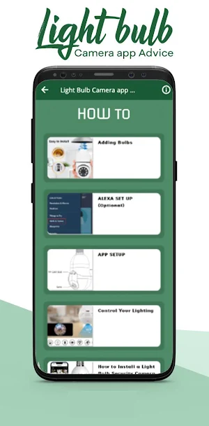 Light Bulb Camera app Advice Screenshot 0
