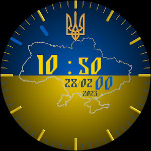 Ukraine Watch Face Screenshot 3