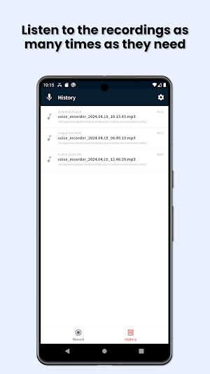 Easy Voice Recorder & Memos Screenshot 3