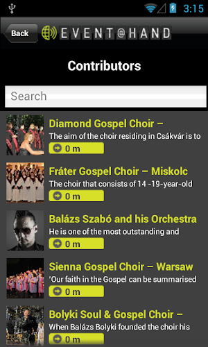Gospel EVENT@HAND Screenshot 1