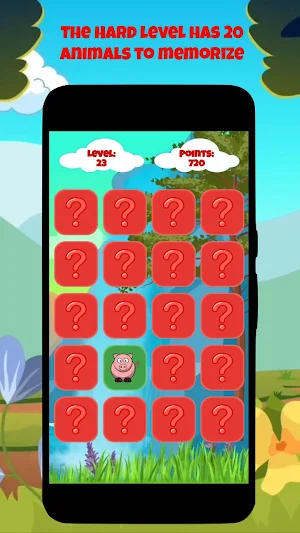 Funny Animals: Memory Game Screenshot 3