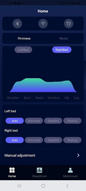 TSC SensAI Mattress Screenshot 1