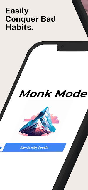 Monk Mode: Conquer bad habits! Screenshot 0