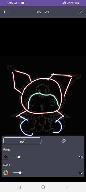Kuromi Glitter Game Screenshot 3
