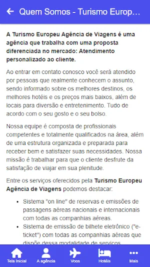 Turismo Americano Screenshot 1