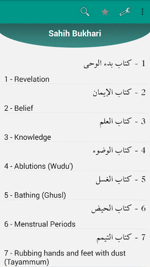 Hadith Collection - Sahih Bukhari , Muslim & More Screenshot 1