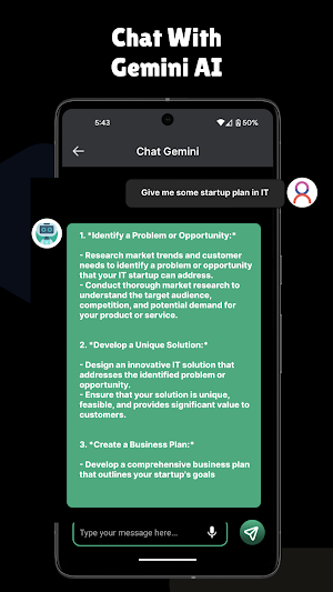 Gemini AI : SmartBot AI Gemini Screenshot 3