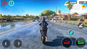 Motor Bike Driving City Racing Screenshot 3
