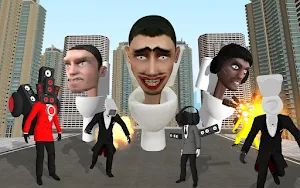Monster Toilet vs Cameraman Screenshot 1