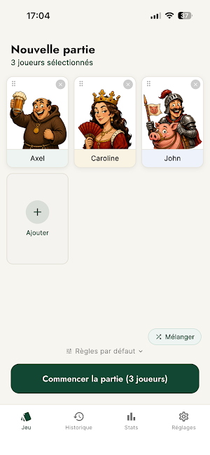 Score Tarot Français Classique Screenshot 0