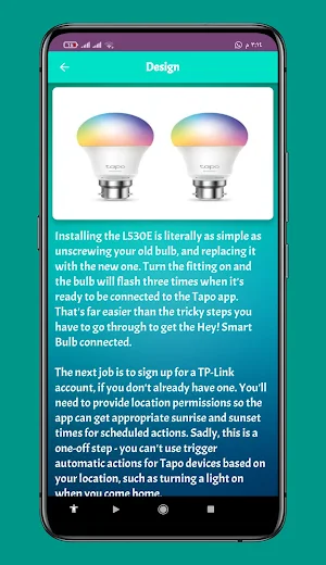 Tapo Smart Light Bulb guide Screenshot 3
