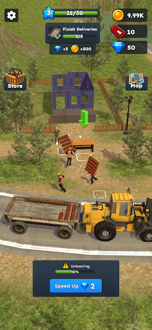 Lumberjack Driver : Simulator Screenshot 1