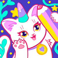 Cats Unicorns Coloring Book
