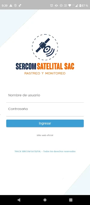 TRACK SERCOM SATELITAL Screenshot 0