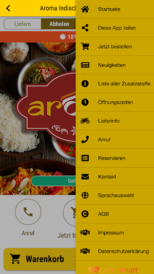 Aroma Indisches Restaurant Screenshot 2