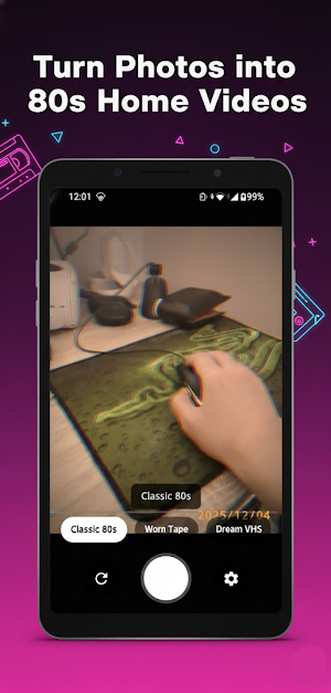 VHS Cam - Retro Video Filter Screenshot 2