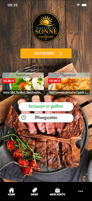 Restaurant Sonne Screenshot 0