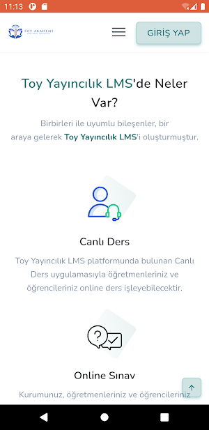 Toy Yayıncılık LMS Screenshot 1