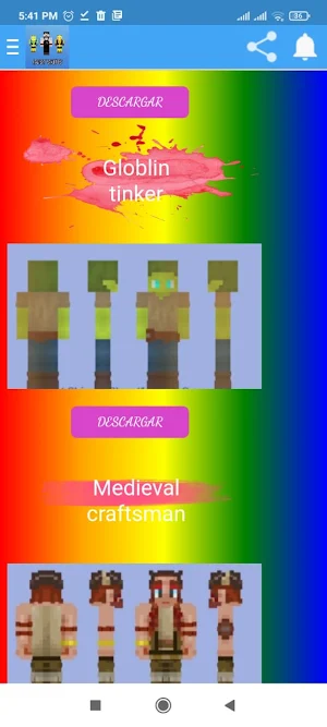 Skins de craftsman Screenshot 2