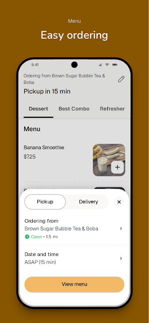 Brown Sugar Bubble Tea & Boba Screenshot 2