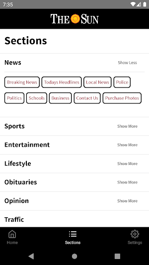 Lowell Sun News Screenshot 2