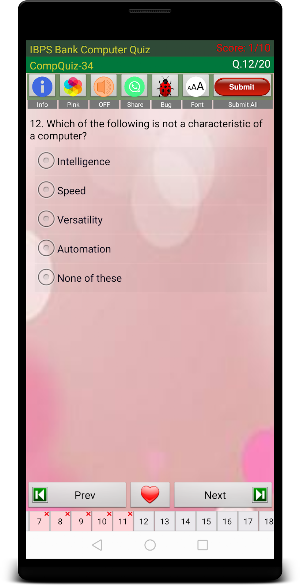 IBPS Computer Quiz Screenshot 2