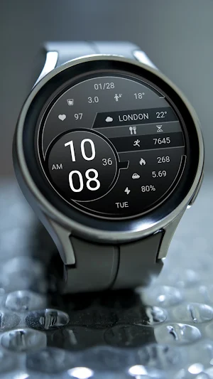 ZKin Watch Retro Elegant Black Screenshot 3