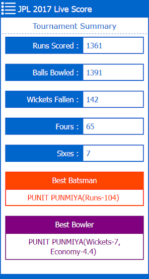 Jain Premier League, Sangli Screenshot 3