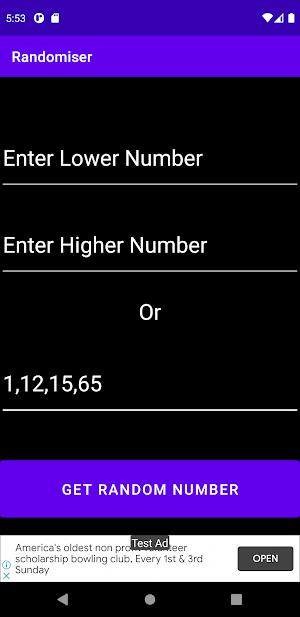 Randomiser Screenshot 3