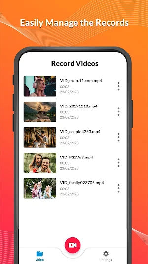 background video recorder Screenshot 2