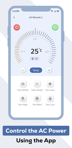 Smart AC Remote for Mitsubishi Screenshot 1