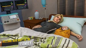 Pregnant Mother Simulator: Happy Virtual Family 3D Screenshot 0
