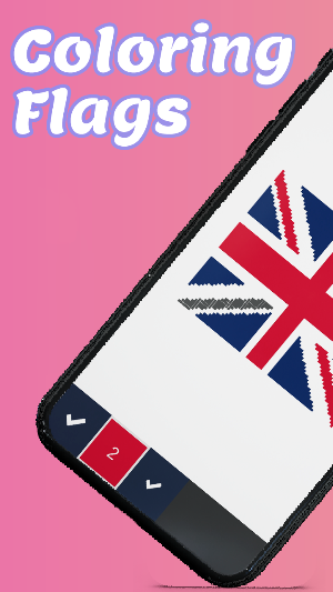 Flags Coloring By Number-All World Flags Coloring Screenshot 0