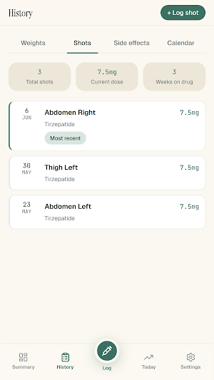 Dosey: GLP-1 Tracker Screenshot 3