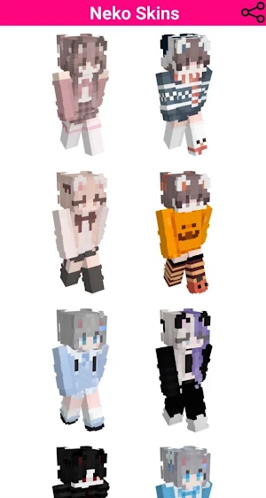 Neko Skins For Minecraft Screenshot 1