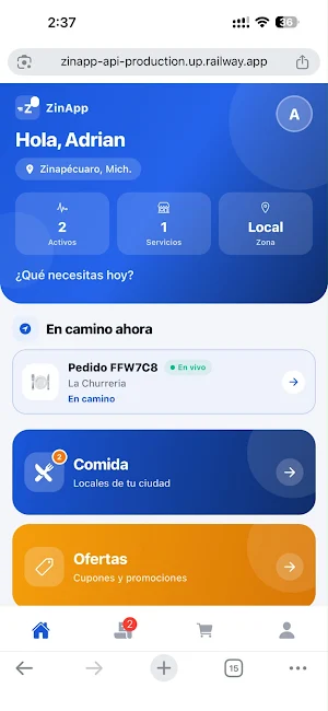 ZinApp Screenshot 0