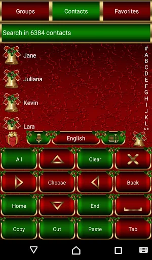 Merry Christmas Keyboard theme Screenshot 1