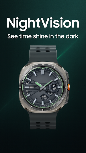 NightVision: Analog watch face Screenshot 0