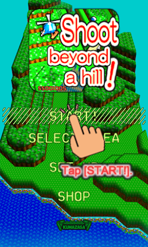 Shoot beyond a hill! Screenshot 0