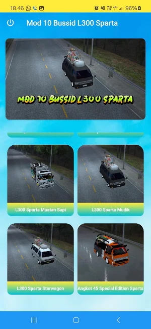 Mod 10 Bussid L300 Sparta Screenshot 2