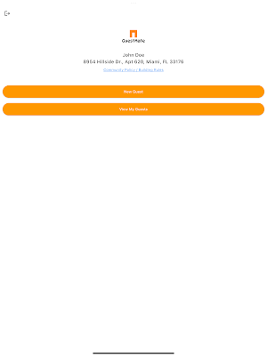 GuestMate App Screenshot 3