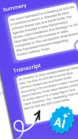 Record Meeting : AI Note Taker Screenshot 1