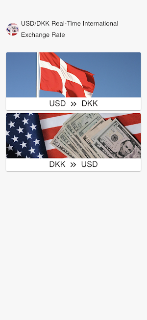 USD to DKK Screenshot 0