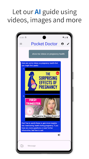 Pocket Doctor: AI Health Chat Screenshot 2