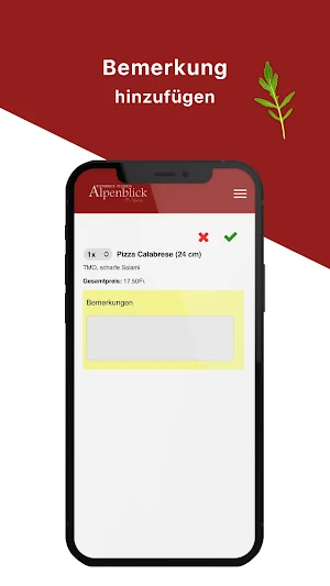 Ristorante Pizzeria Alpenblick Screenshot 3