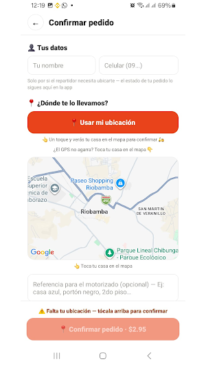 DEWAN: comida a domicilio Screenshot 3
