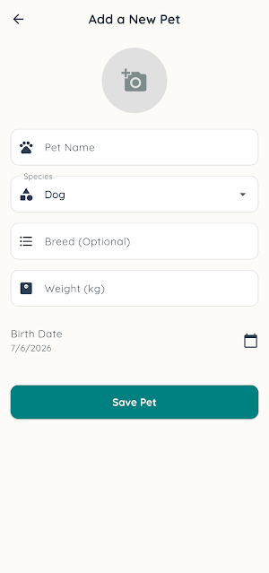 PawsPort App Screenshot 1
